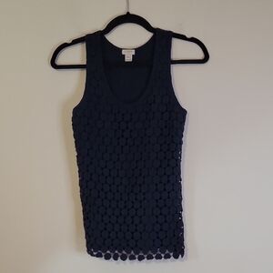 Chic Navy Sleeveless Top J. Crew